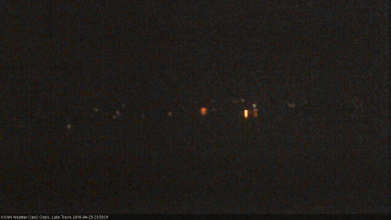 Lake Travis webcam, April 29, 2016 11:45 PM CT
