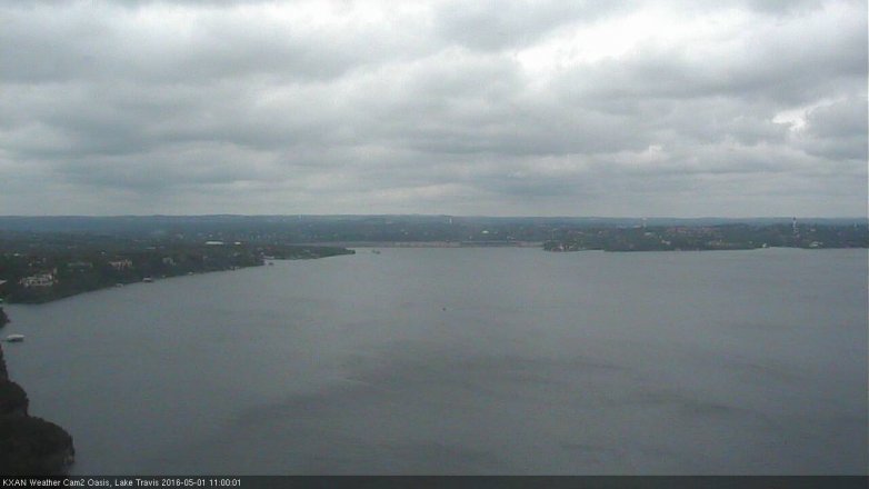 Lake Travis webcam, May 1, 2016 10:35 AM CT