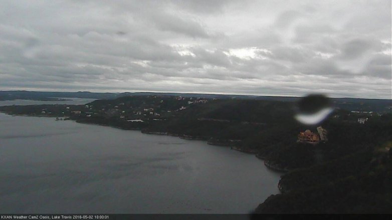 Lake Travis webcam, May 2, 2016 9:30 AM CT