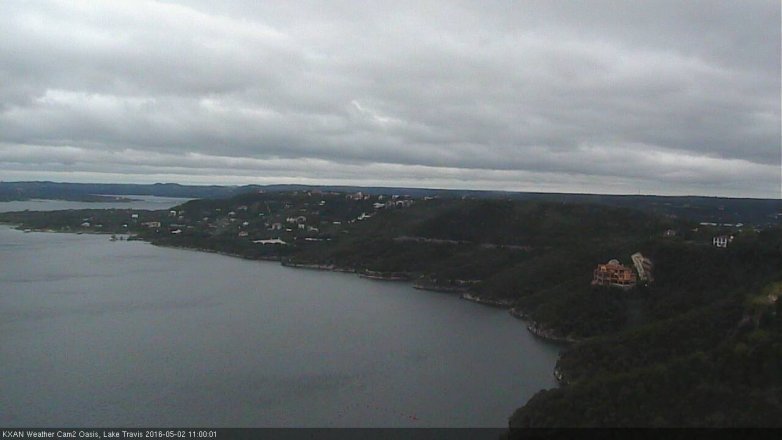 Lake Travis webcam, May 2, 2016 10:25 AM CT