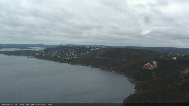 Lake Travis webcam, May 2, 2016 11:55 AM CT