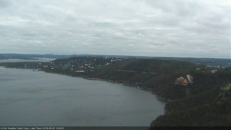 Lake Travis webcam, May 2, 2016 12:15 PM CT