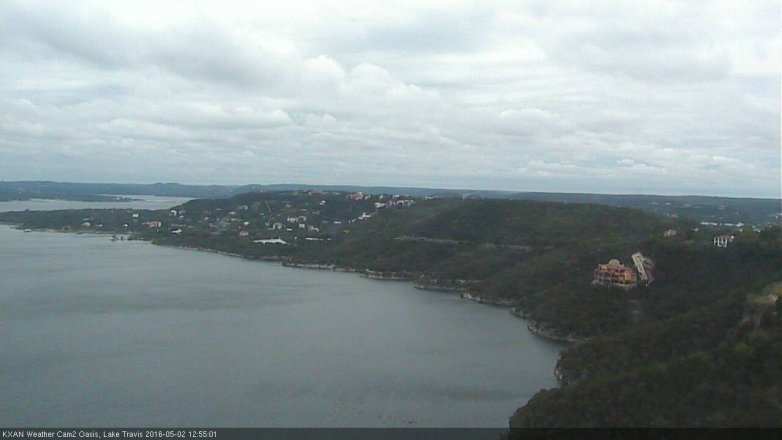 Lake Travis webcam, May 2, 2016 12:30 PM CT