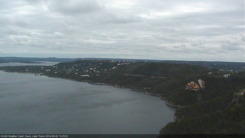 Lake Travis webcam, May 2, 2016 12:40 PM CT