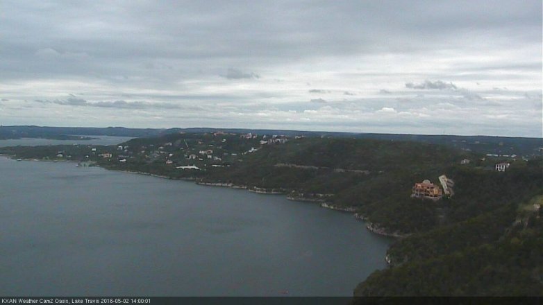 Lake Travis webcam, May 2, 2016 1:35 PM CT