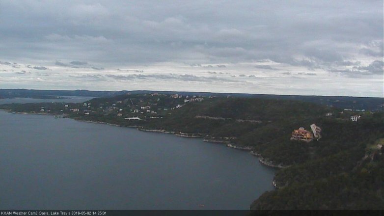 Lake Travis webcam, May 2, 2016 1:50 PM CT