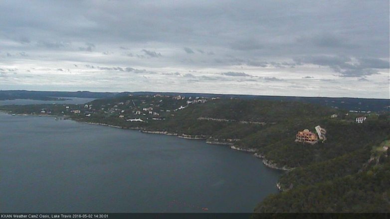 Lake Travis webcam, May 2, 2016 1:55 PM CT