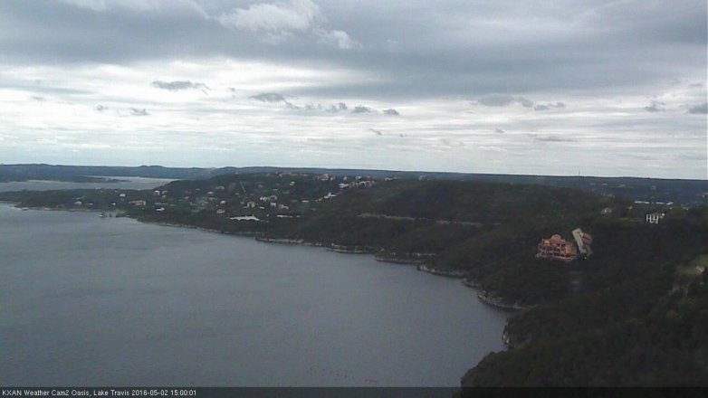 Lake Travis webcam, May 2, 2016 2:05 PM CT