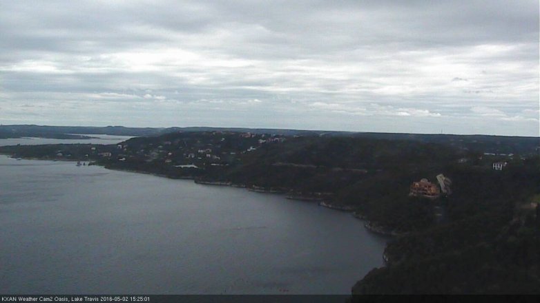 Lake Travis webcam, May 2, 2016 2:50 PM CT