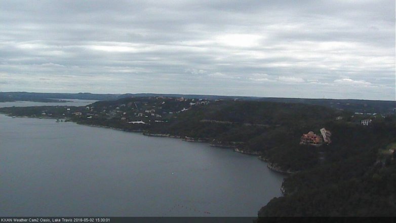 Lake Travis webcam, May 2, 2016 3:00 PM CT