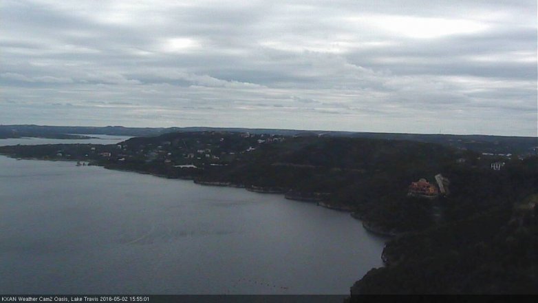 Lake Travis webcam, May 2, 2016 3:05 PM CT