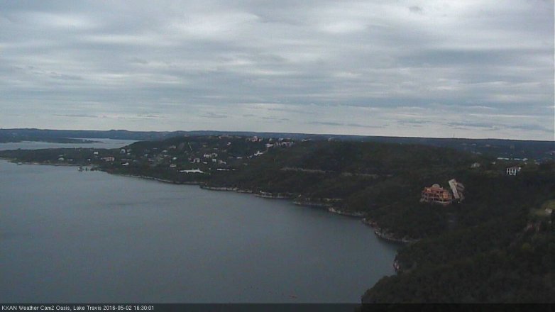 Lake Travis webcam, May 2, 2016 3:45 PM CT