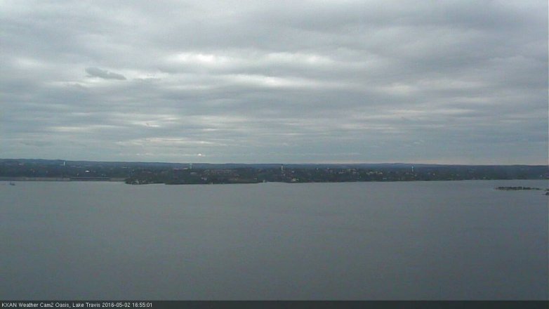 Lake Travis webcam, May 2, 2016 4:10 PM CT