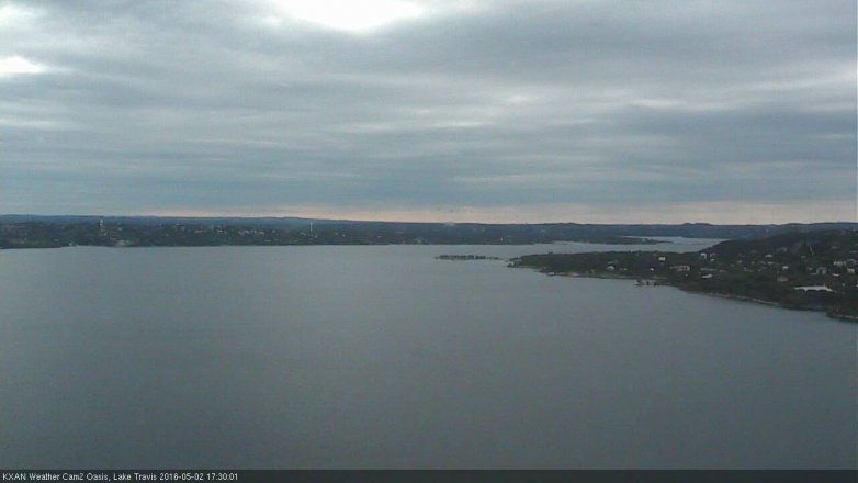 Lake Travis webcam, May 2, 2016 4:40 PM CT
