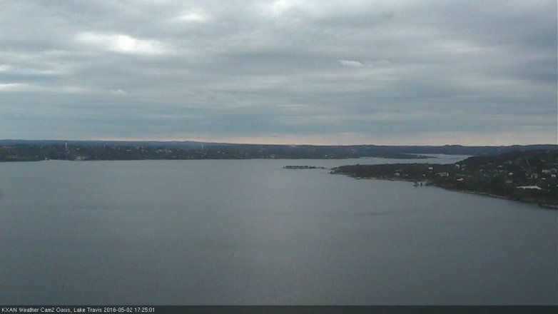 Lake Travis webcam, May 2, 2016 5:00 PM CT