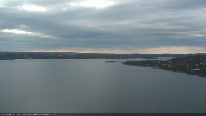 Lake Travis webcam, May 2, 2016 5:15 PM CT