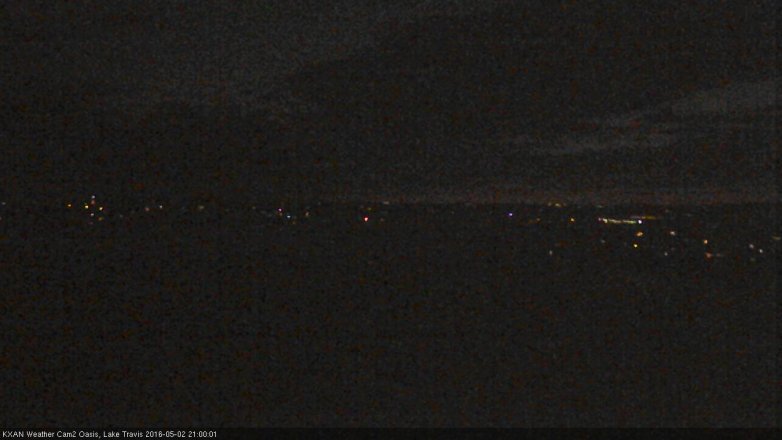 Lake Travis webcam, May 2, 2016 8:15 PM CT