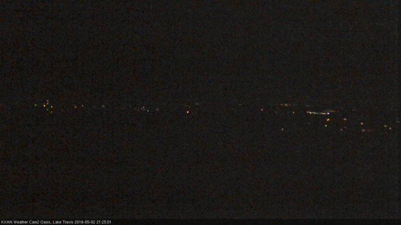 Lake Travis webcam, May 2, 2016 8:35 PM CT