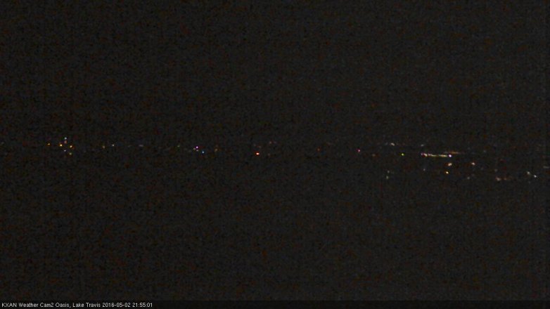 Lake Travis webcam, May 2, 2016 9:15 PM CT