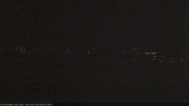 Lake Travis webcam, May 2, 2016 9:20 PM CT