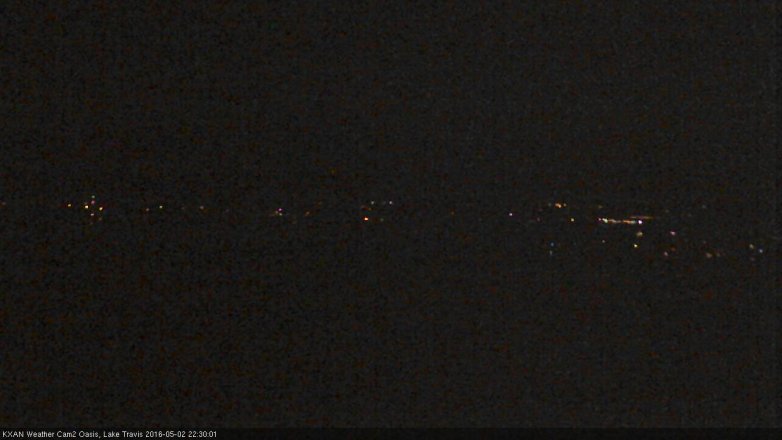 Lake Travis webcam, May 2, 2016 9:40 PM CT