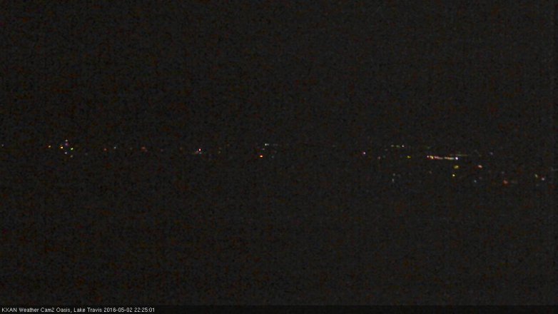 Lake Travis webcam, May 2, 2016 9:55 PM CT