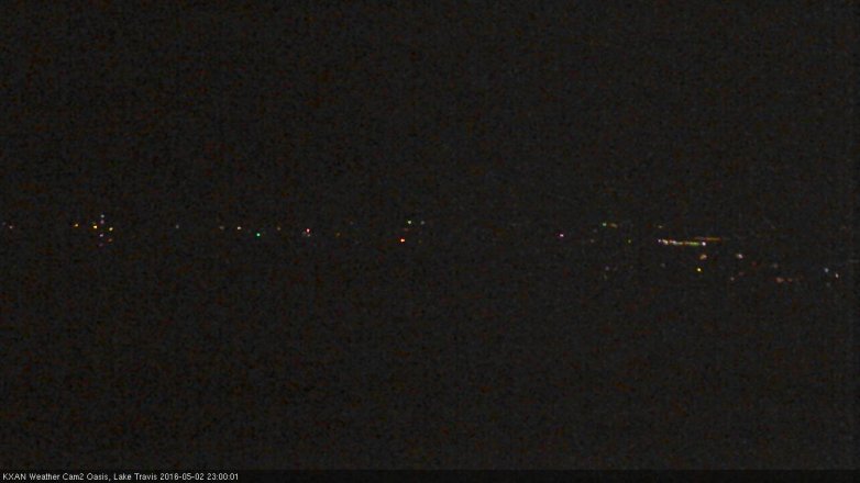 Lake Travis webcam, May 2, 2016 10:20 PM CT