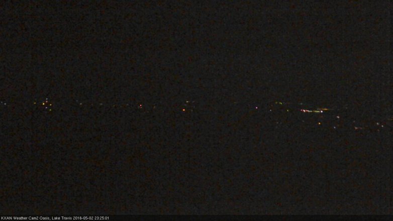 Lake Travis webcam, May 2, 2016 10:55 PM CT