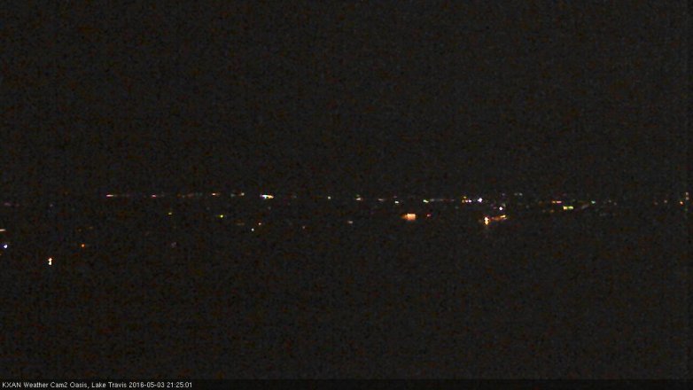 Lake Travis webcam, May 3, 2016 8:35 PM CT