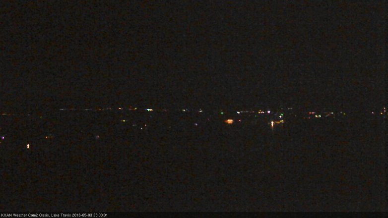 Lake Travis webcam, May 3, 2016 10:35 PM CT
