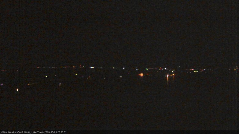 Lake Travis webcam, May 3, 2016 10:55 PM CT