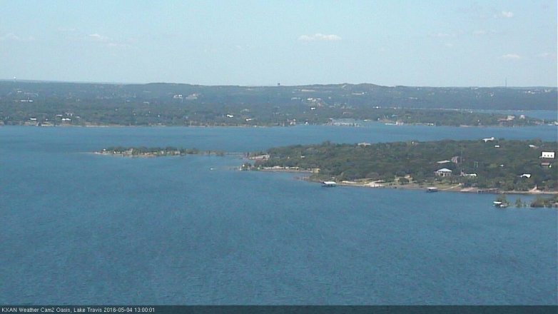Lake Travis webcam, May 4, 2016 12:15 PM CT