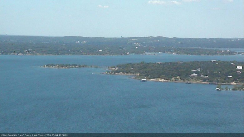 Lake Travis webcam, May 4, 2016 12:40 PM CT