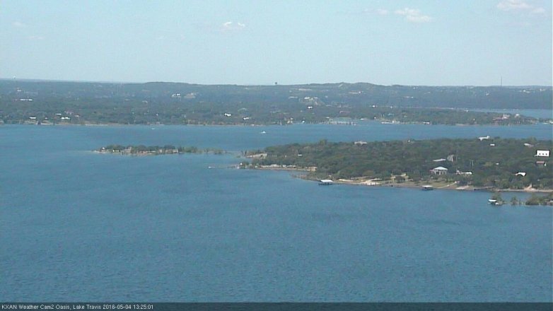 Lake Travis webcam, May 4, 2016 12:45 PM CT