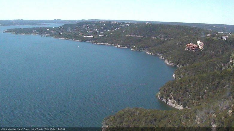 Lake Travis webcam, May 4, 2016 2:15 PM CT
