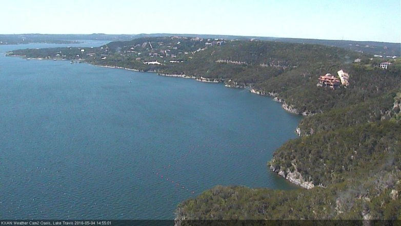 Lake Travis webcam, May 4, 2016 2:30 PM CT