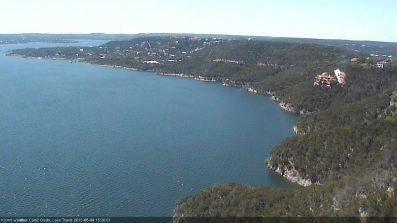 Lake Travis webcam, May 4, 2016 3:00 PM CT