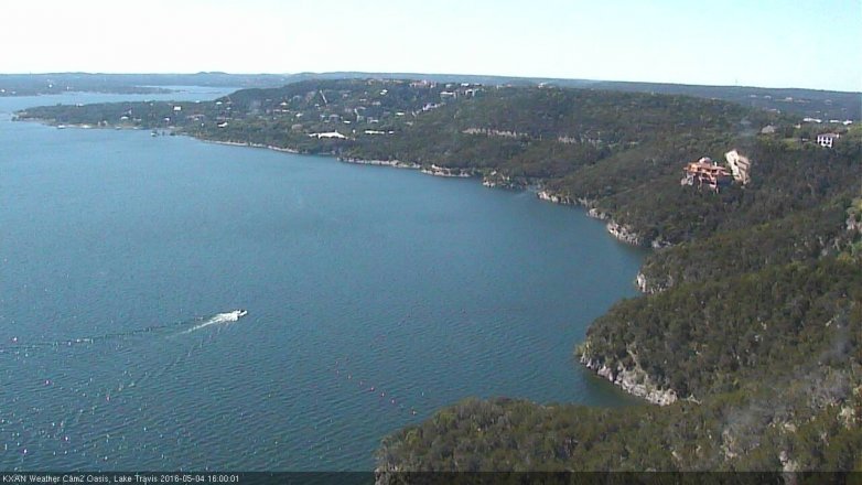 Lake Travis webcam, May 4, 2016 3:30 PM CT