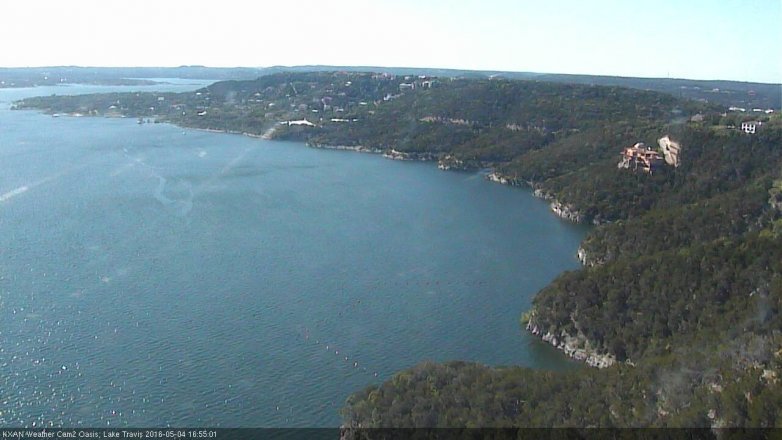 Lake Travis webcam, May 4, 2016 4:20 PM CT