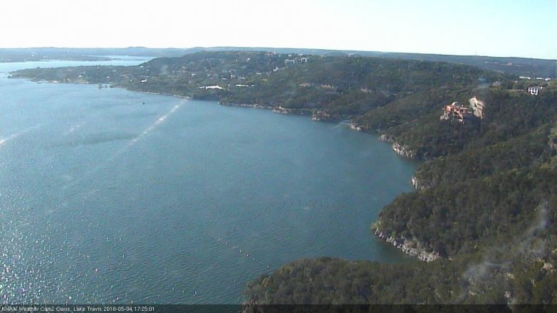 Lake Travis webcam, May 4, 2016 4:35 PM CT