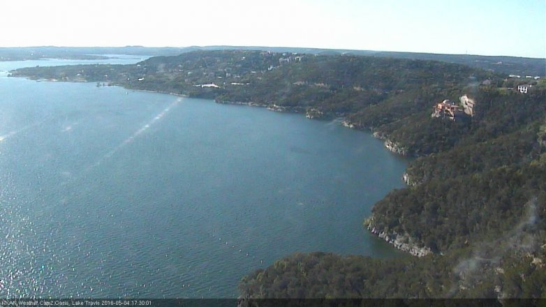 Lake Travis webcam, May 4, 2016 4:50 PM CT