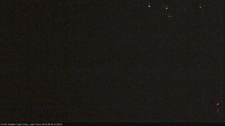 Lake Travis webcam, May 4, 2016 9:15 PM CT