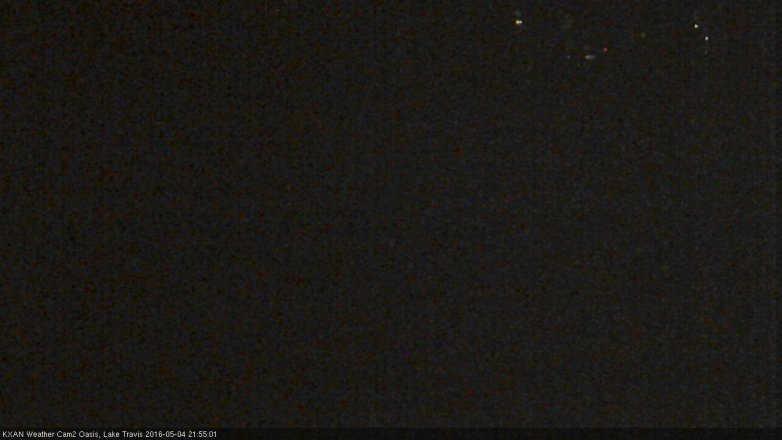 Lake Travis webcam, May 4, 2016 9:20 PM CT