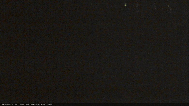 Lake Travis webcam, May 4, 2016 10:00 PM CT