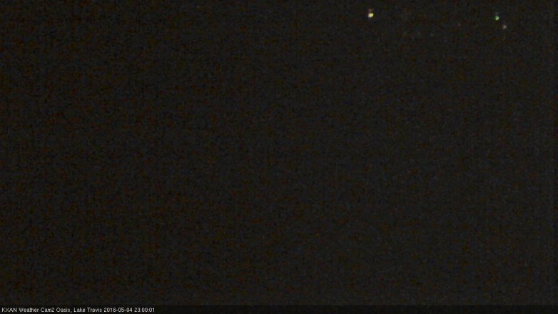 Lake Travis webcam, May 4, 2016 10:20 PM CT