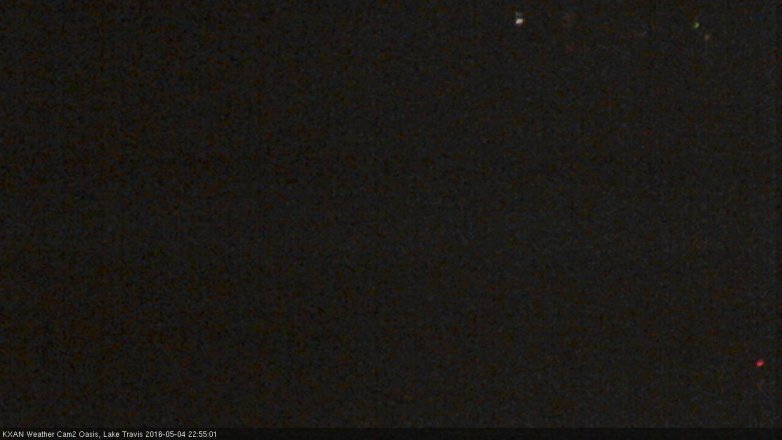 Lake Travis webcam, May 4, 2016 10:30 PM CT