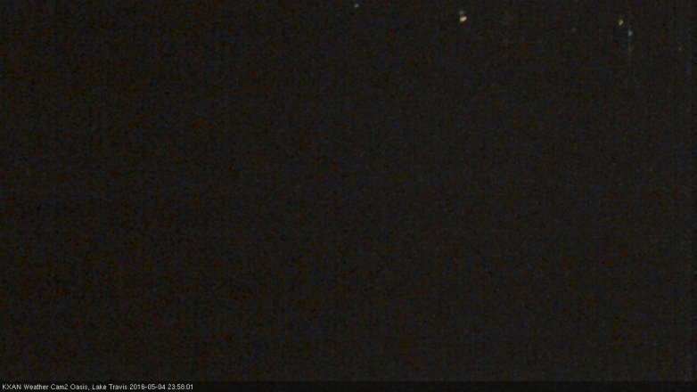Lake Travis webcam, May 4, 2016 11:25 PM CT