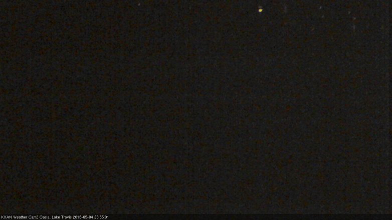 Lake Travis webcam, May 4, 2016 11:30 PM CT