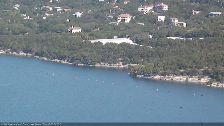Lake Travis webcam, May 5, 2016 9:10 AM CT