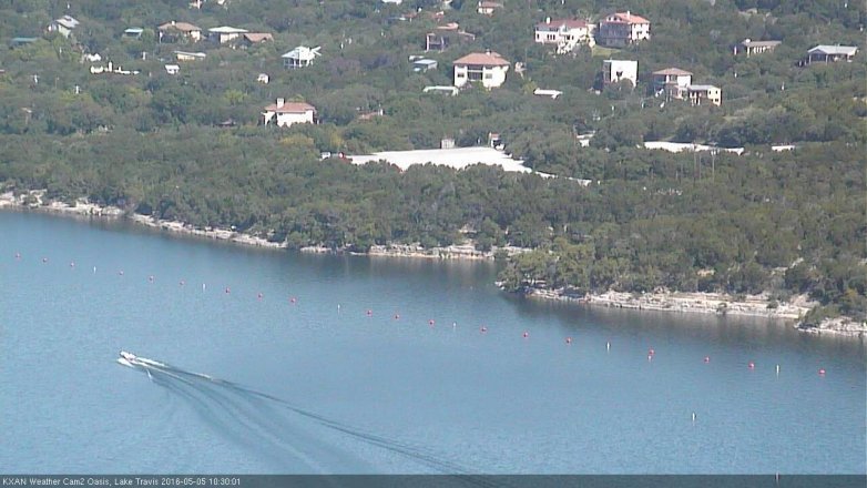 Lake Travis webcam, May 5, 2016 9:40 AM CT